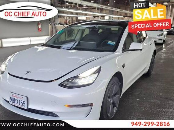 TESLA MODEL 3 2022 5YJ3E1EB9NF259187 image